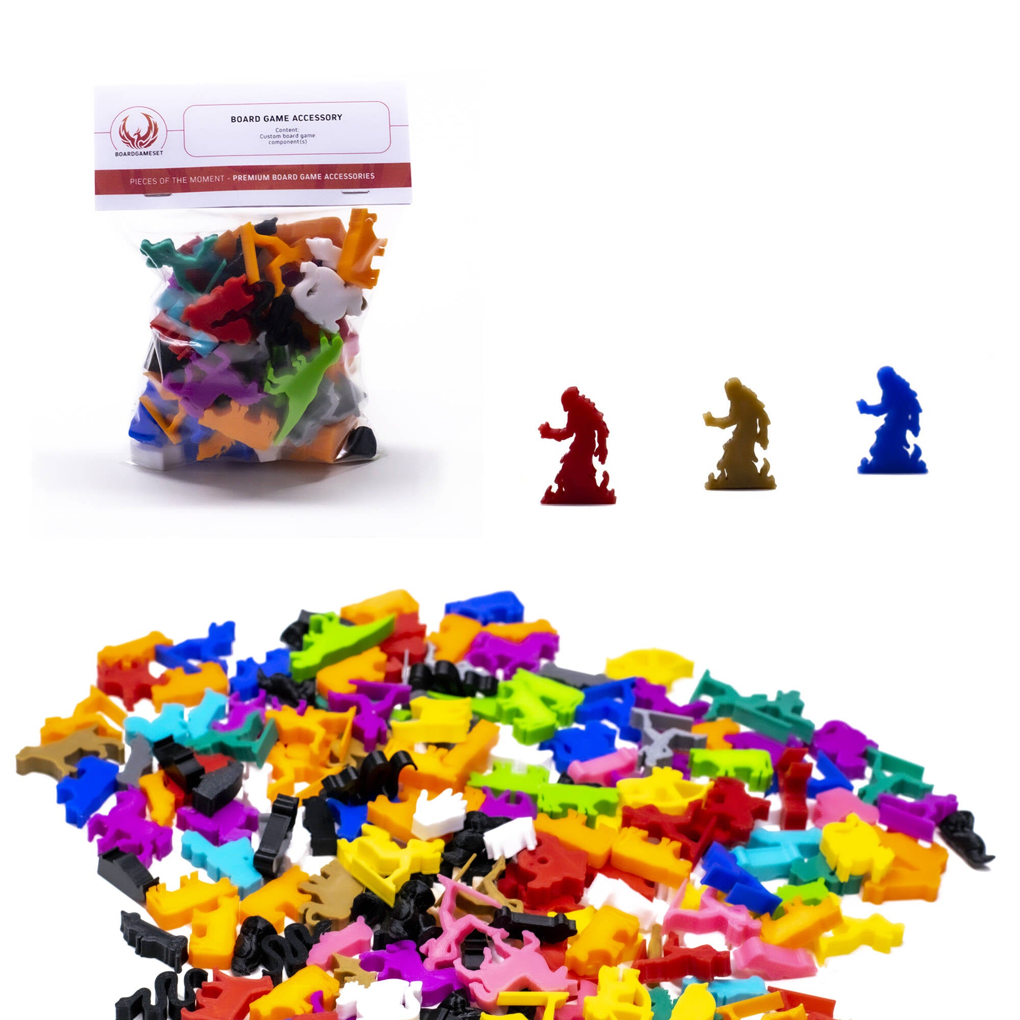 Ash Fiend Meeple for upgrading board games, tabletop and other DnD games