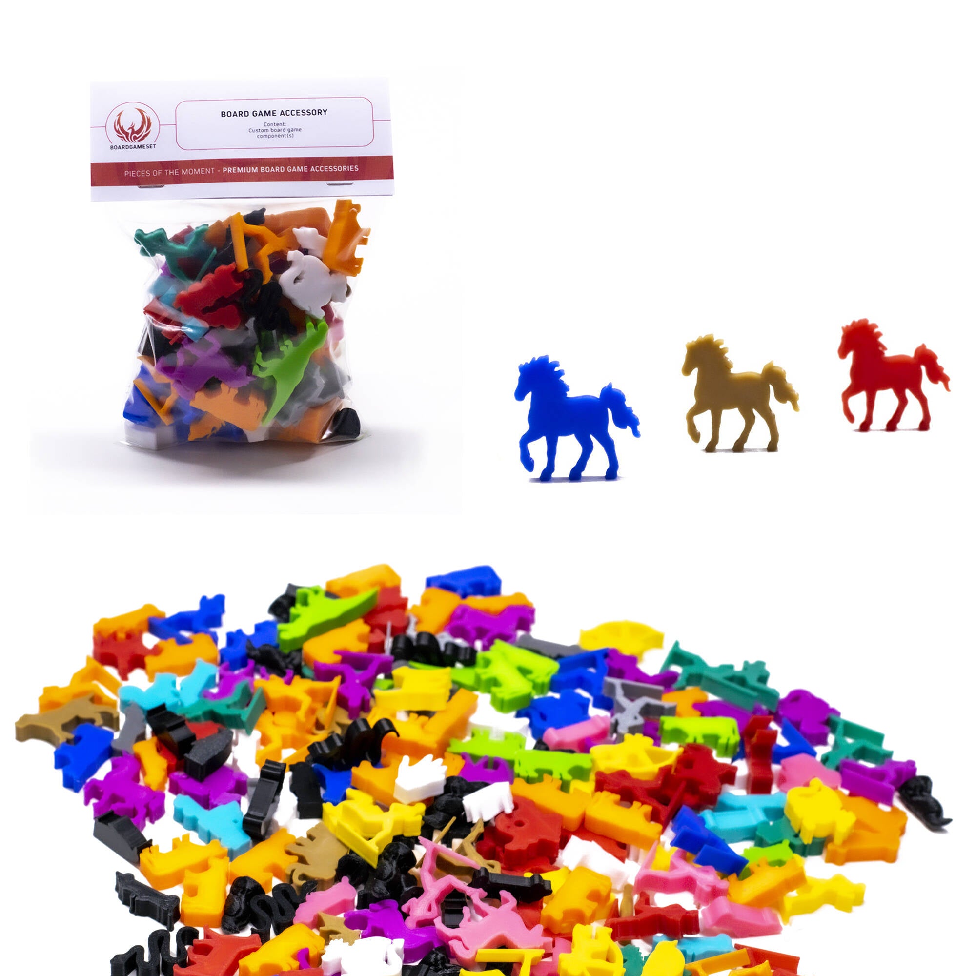 Nightmare Steed Meeple Token for upgrading board games, tabletop and other DnD games