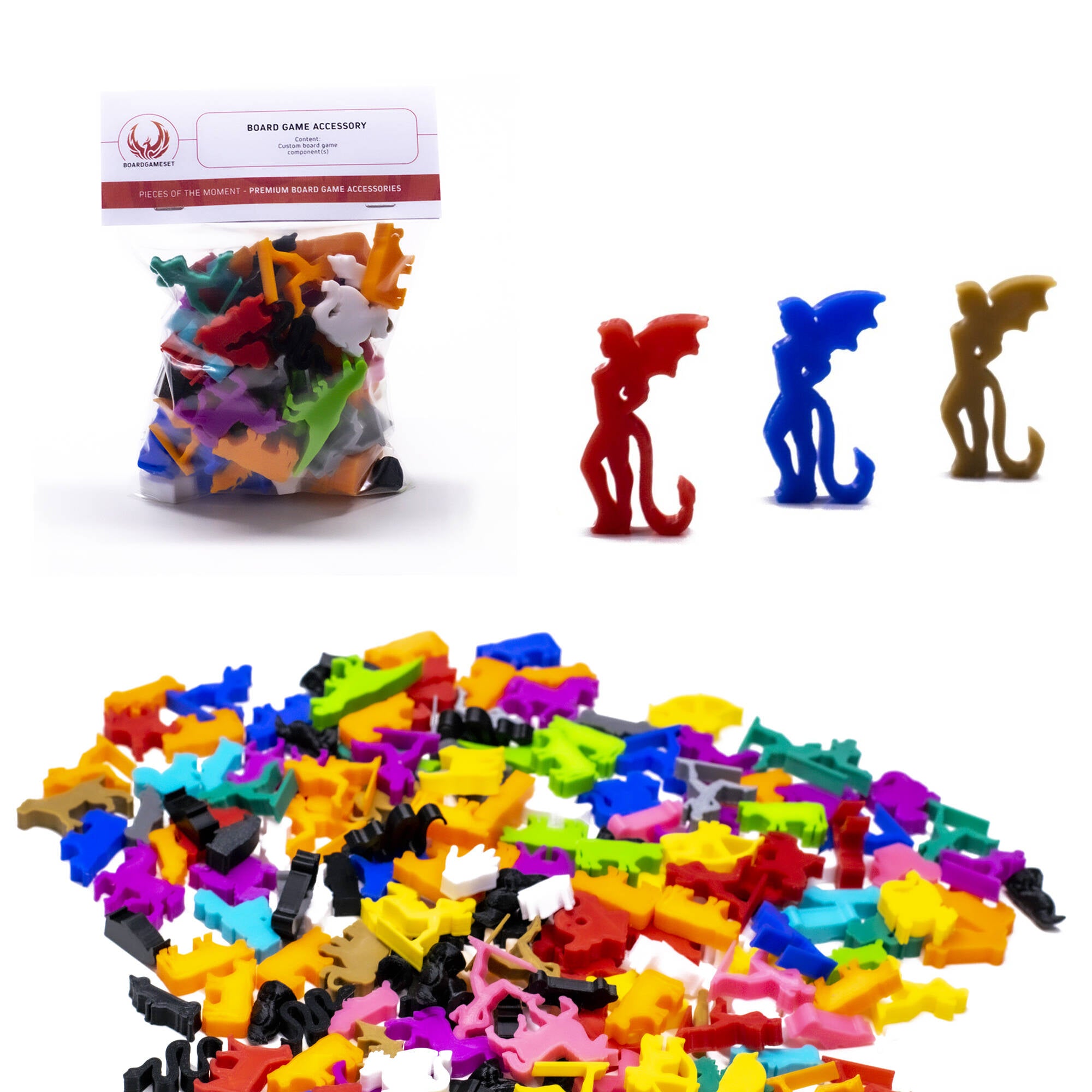 Succubus Meeple Token for upgrading board games, tabletop and other DnD games