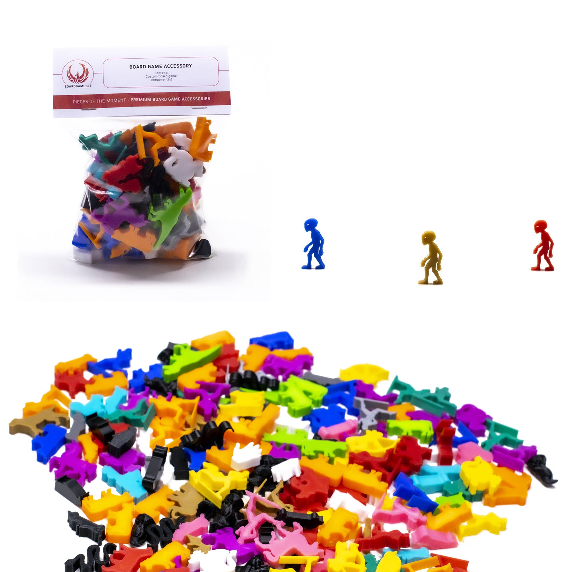 Gray Alien Meeple  for upgrading board games, tabletop and other DnD games