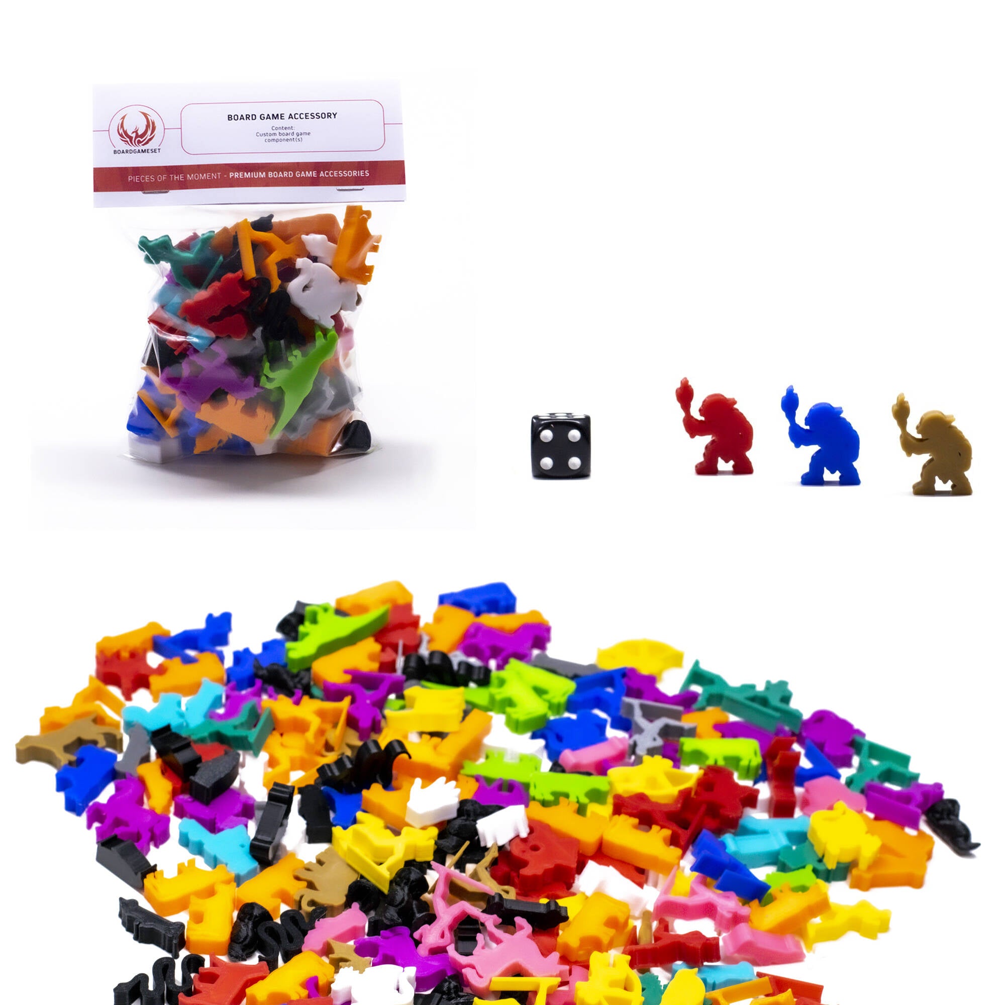 Goblin Meeple with Torch for upgrading board games, tabletop and other DnD games