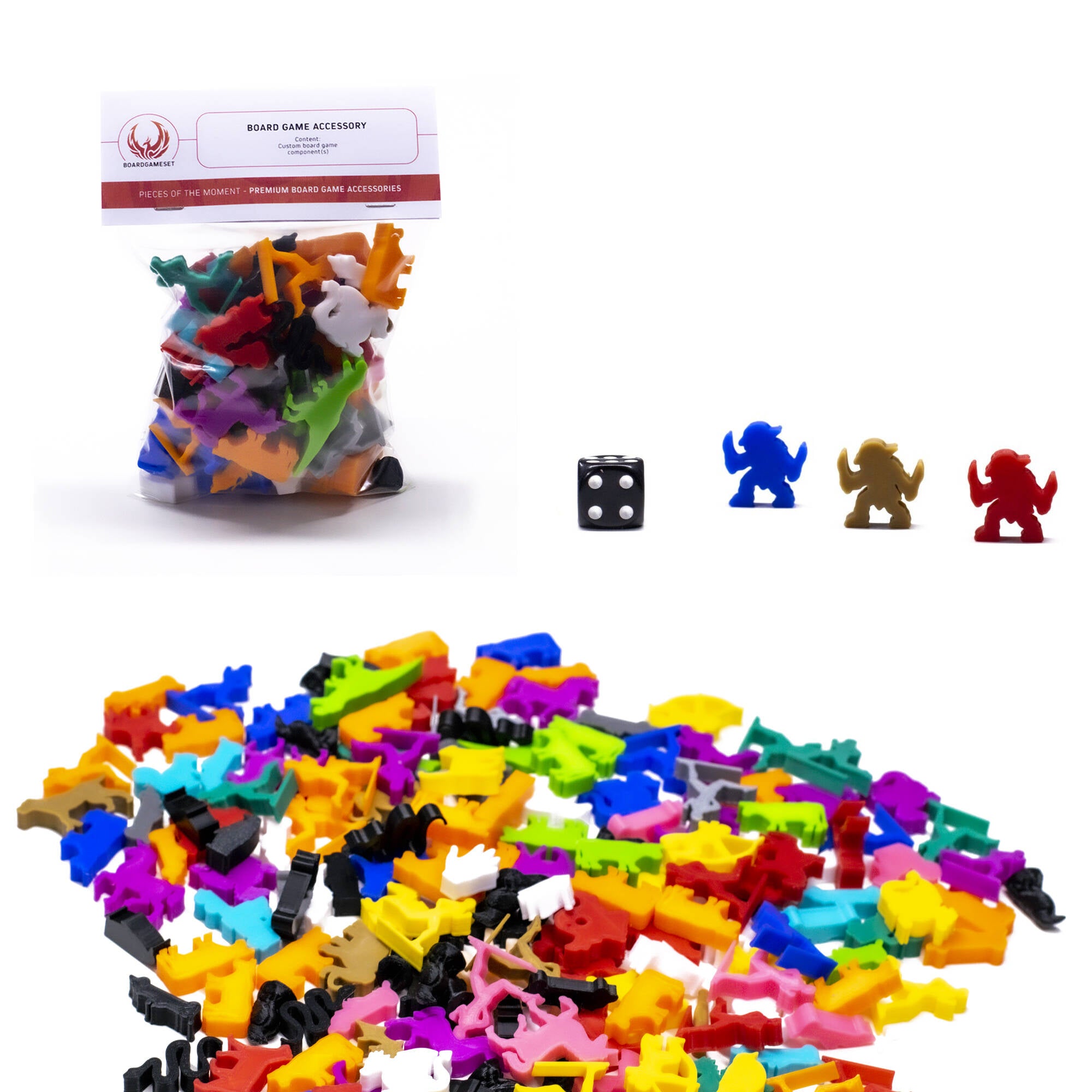 Goblin Meeple with Daggers for upgrading board games, tabletop and other DnD games