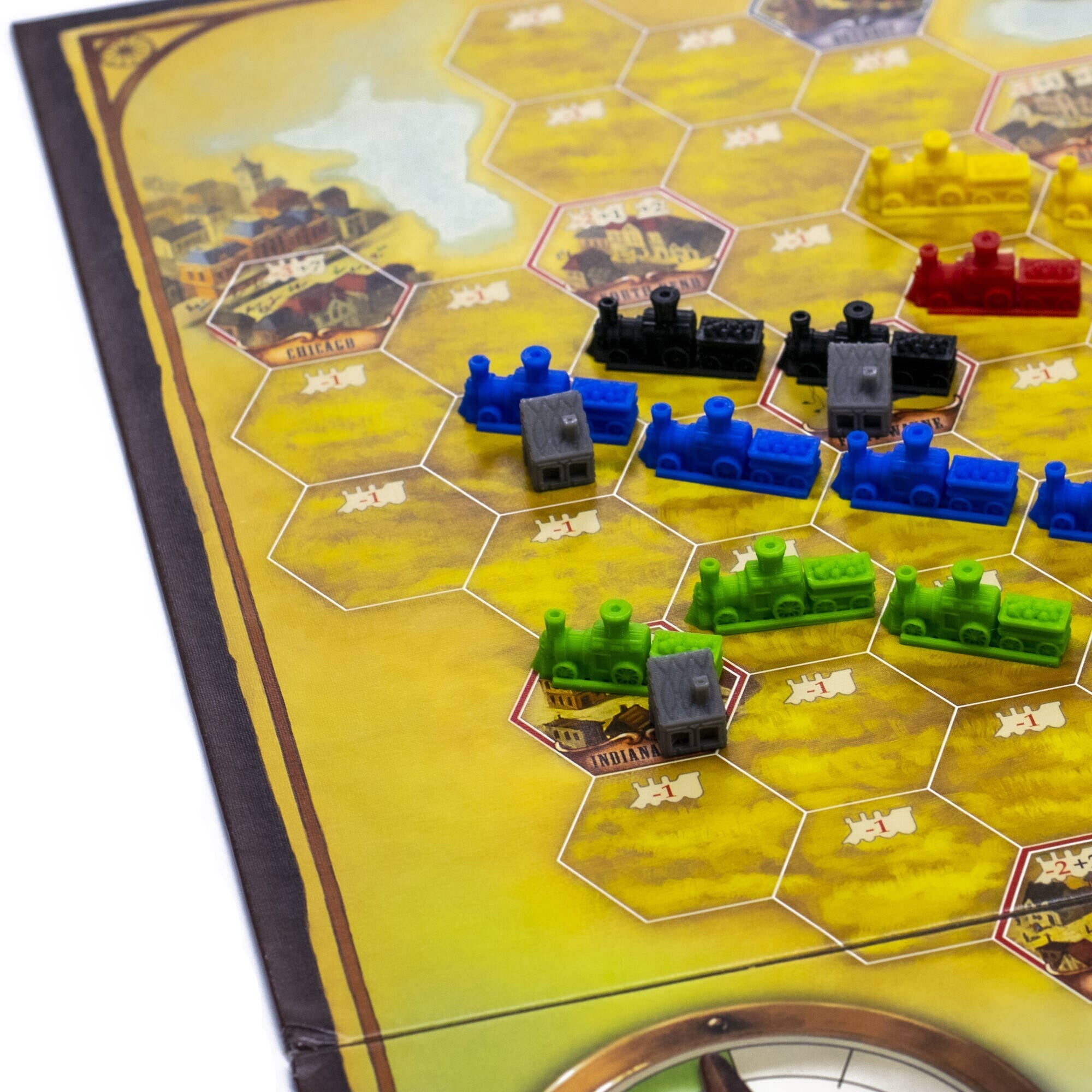 Chicago Express - Rail Road Uprade Pack for upgrading board games, tabletop and other DnD games