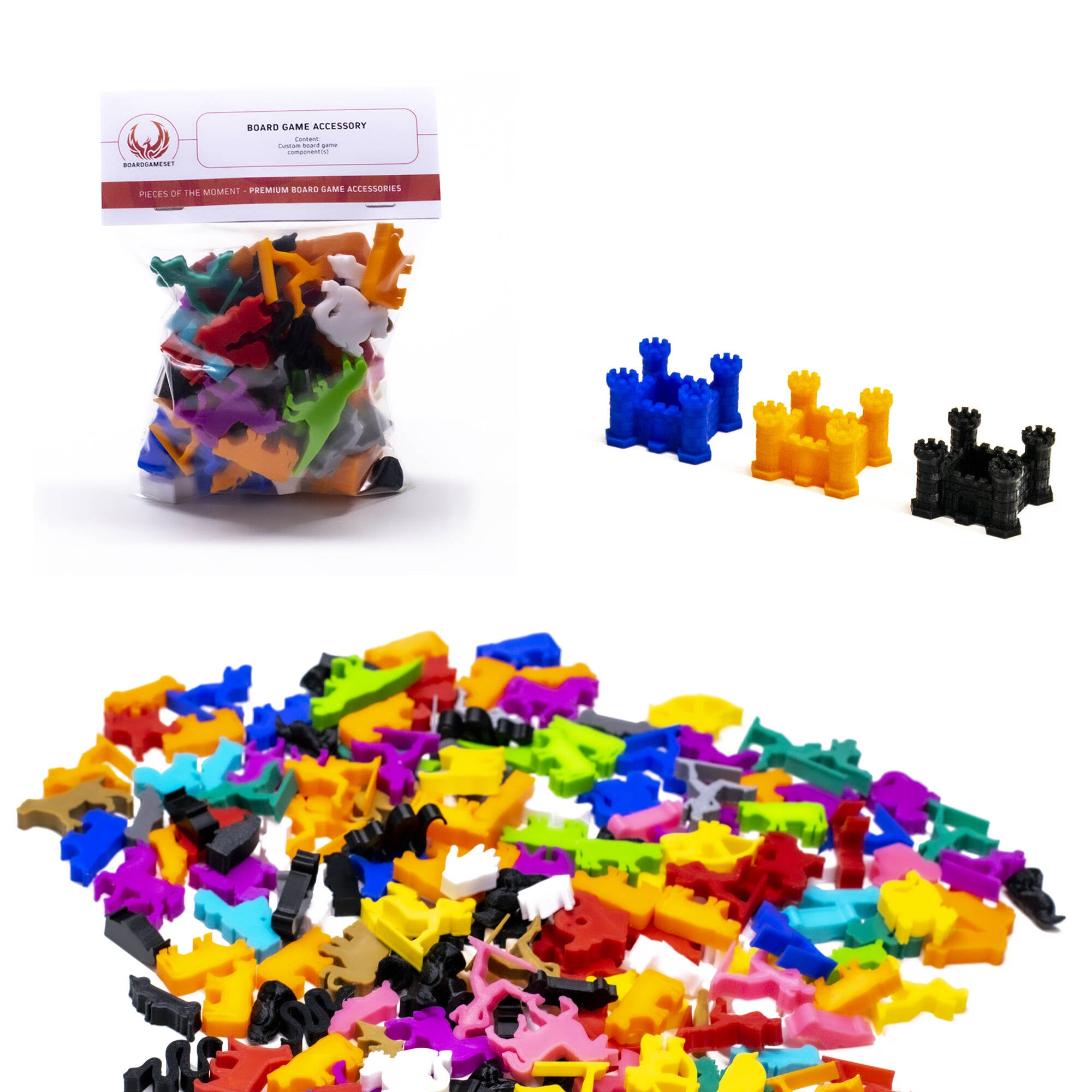 Stronghold, Castle Miniatures for upgrading board games, tabletop and other DnD games