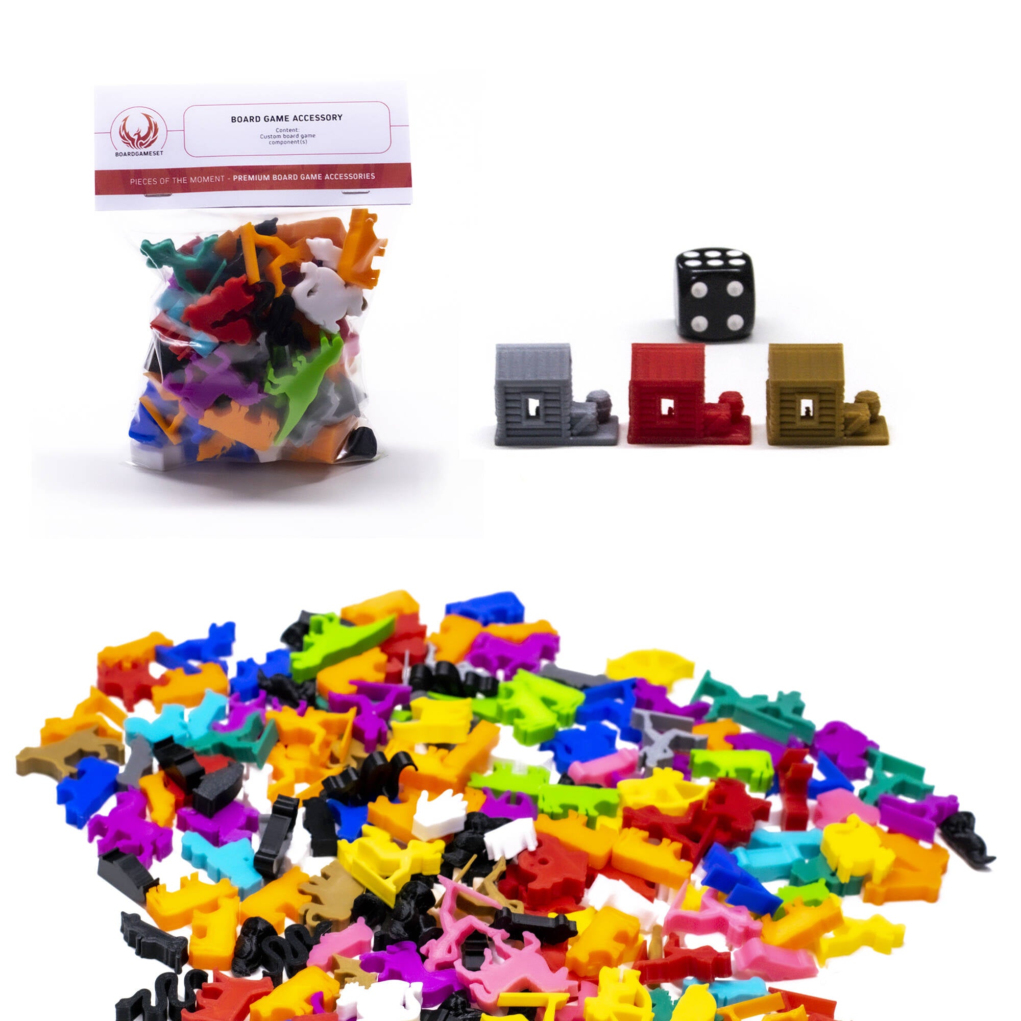 Trading House Market Miniatures for upgrading board games, tabletop and other DnD games