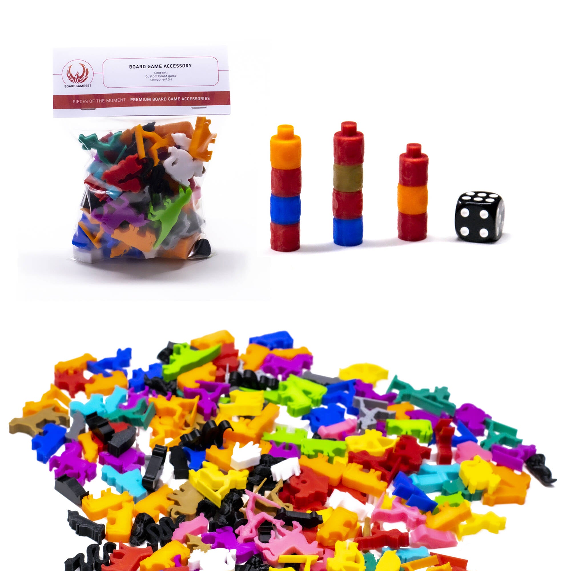 Stackable Markers for upgrading board games, tabletop and other DnD games