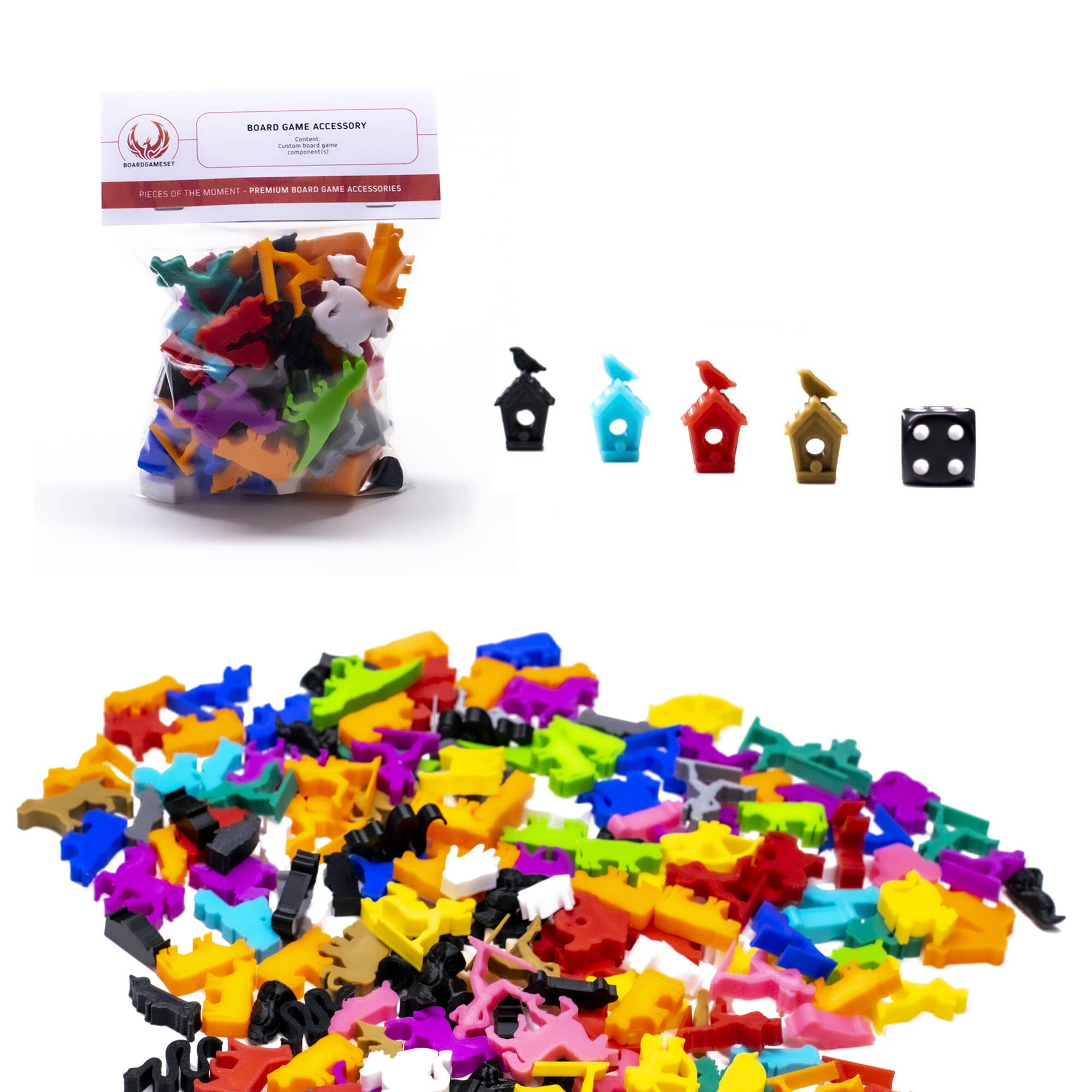 Birdhouse Tokens for upgrading board games, tabletop and other DnD games