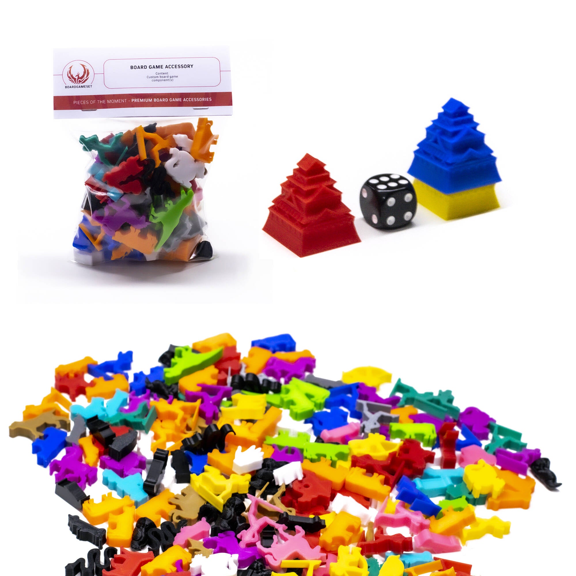 Stackable Japanese Castle for upgrading board games, tabletop and other DnD games