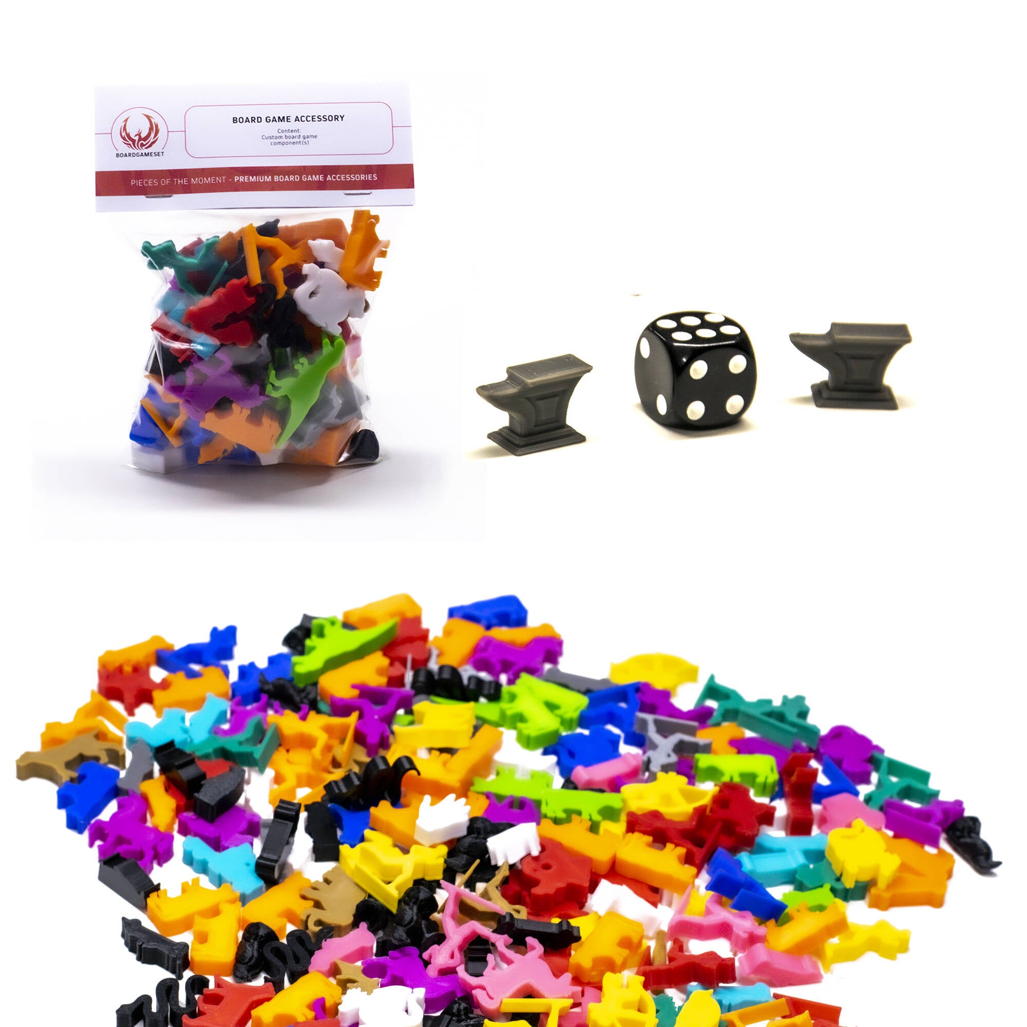 Anvil Miniature Tokens for upgrading board games, tabletop and other DnD games