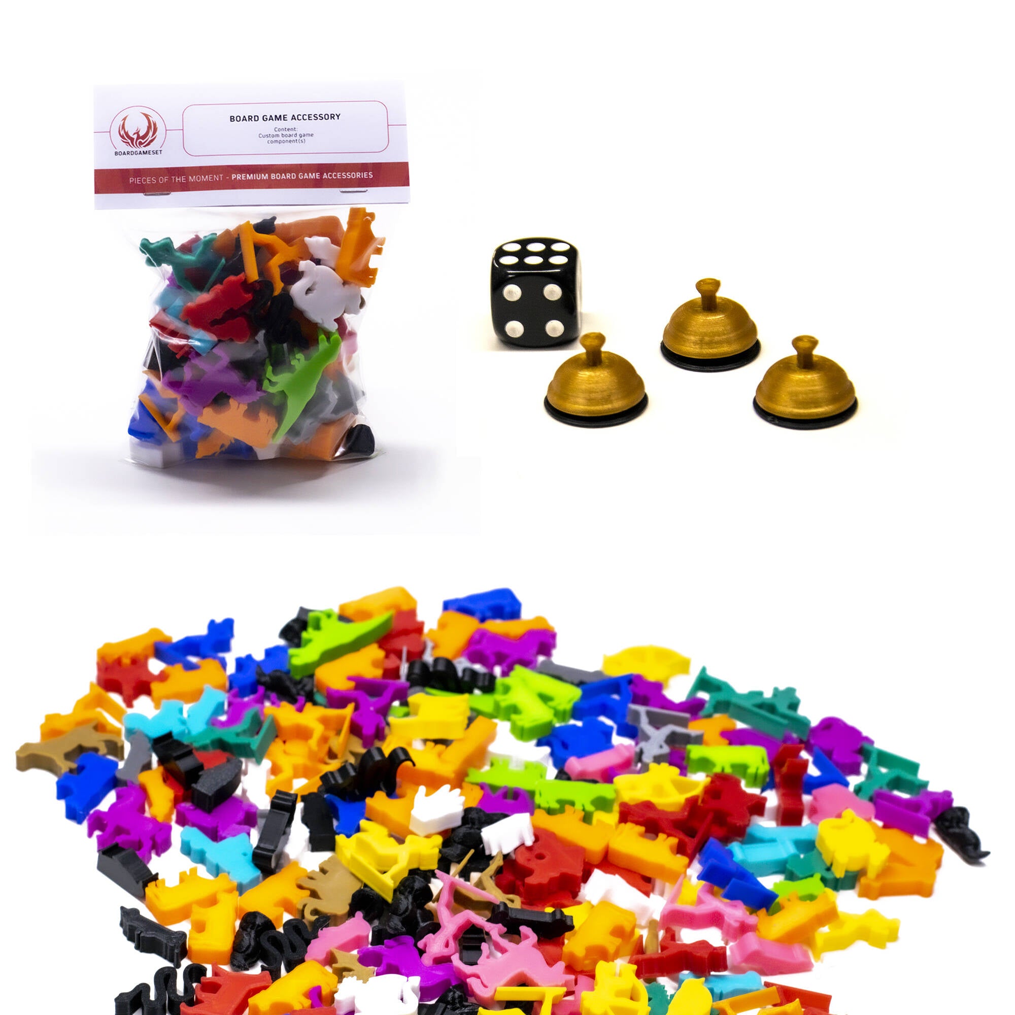 Reception Bell Tokens for upgrading board games, tabletop and other DnD games