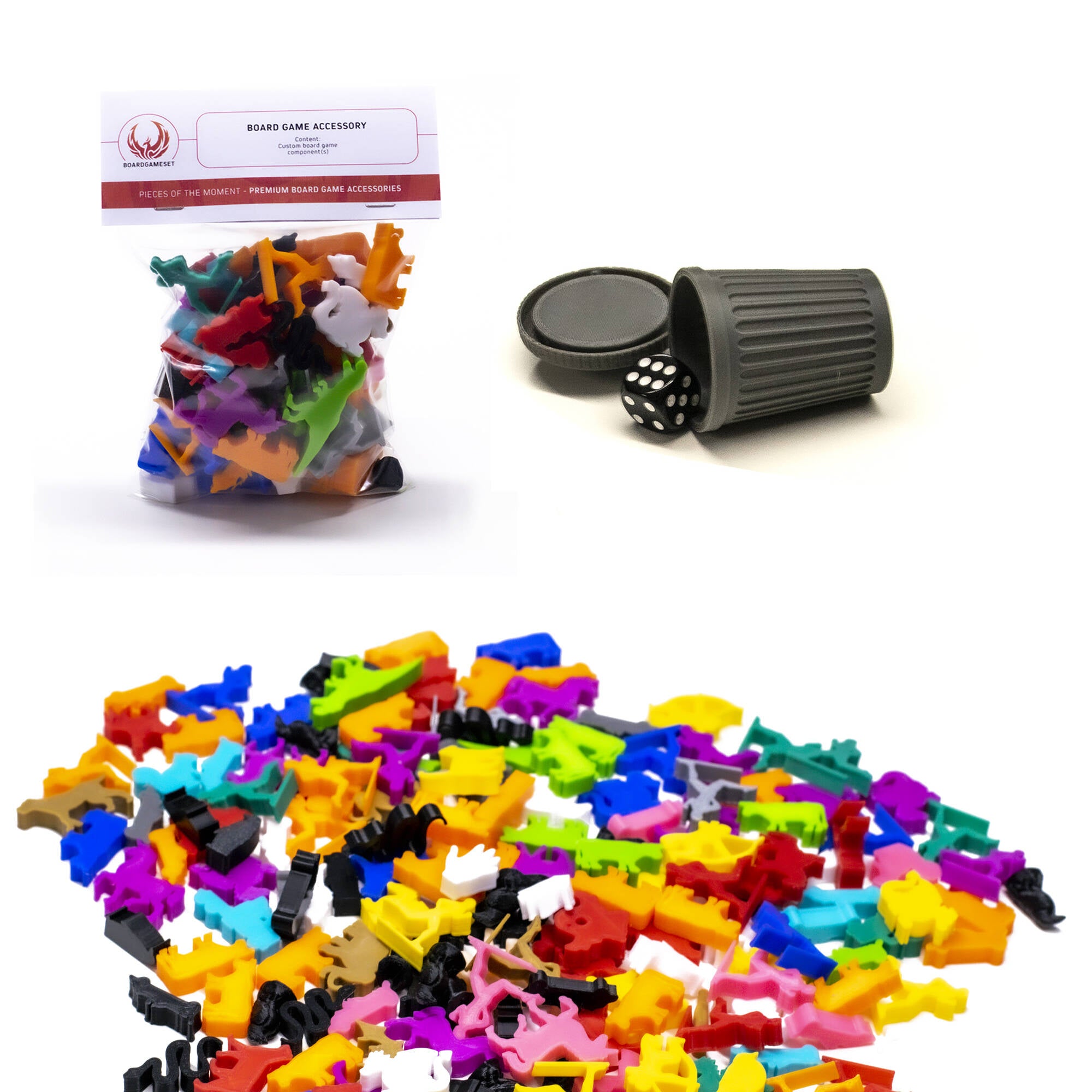 Bin Dice Tray for upgrading board games, tabletop and other DnD games