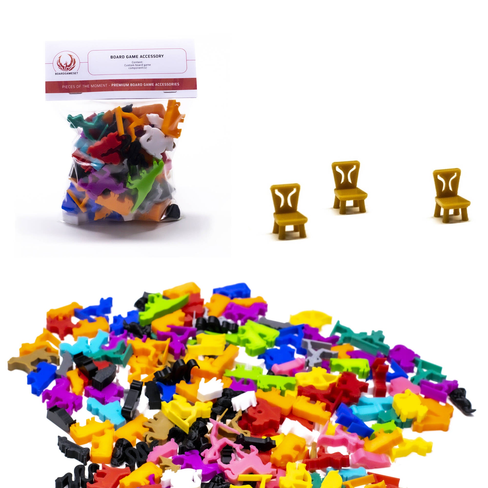 Chair Token for upgrading board games, tabletop and other DnD games