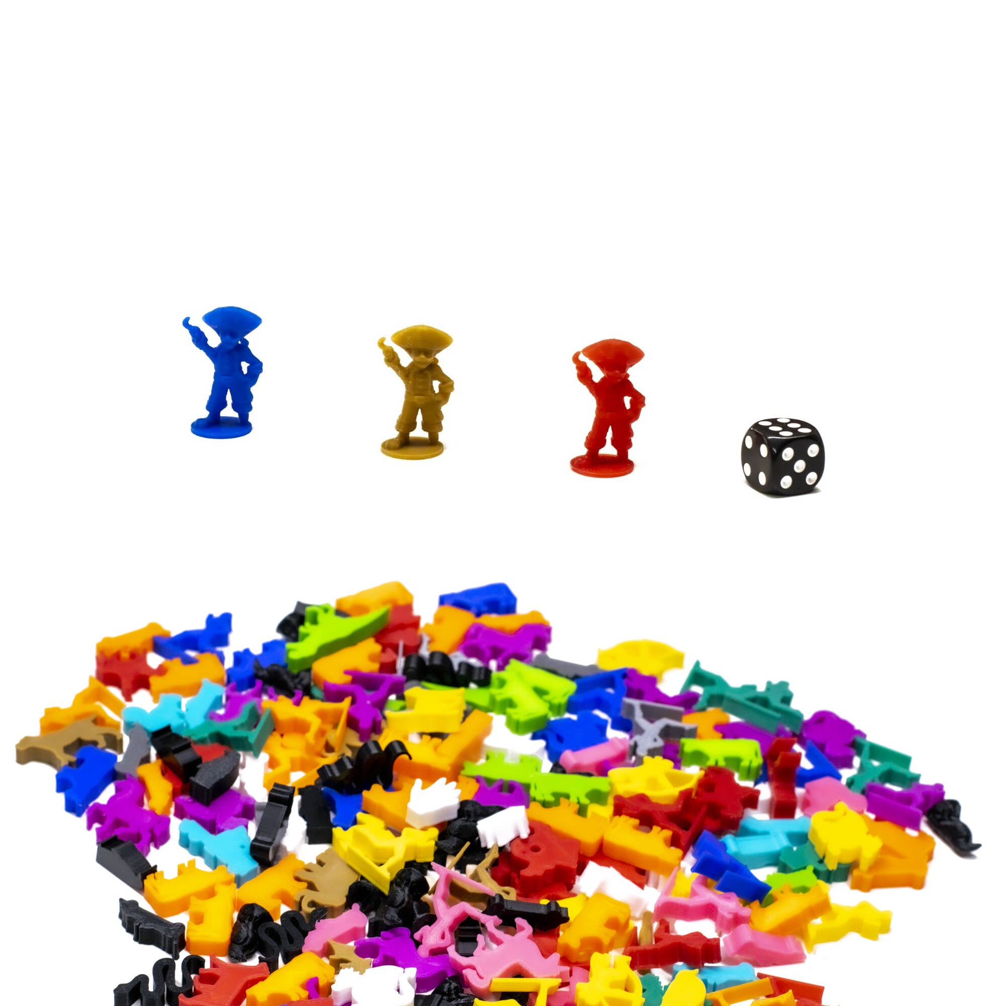 Pirate Captain Figures  for upgrading board games, tabletop and other DnD games