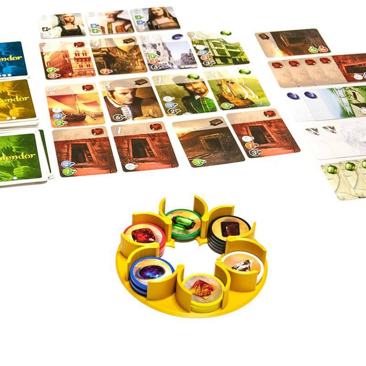 Splendor Translucent Tokens Splendor Upgrade Expansion - Token Holder – BoardGameSet