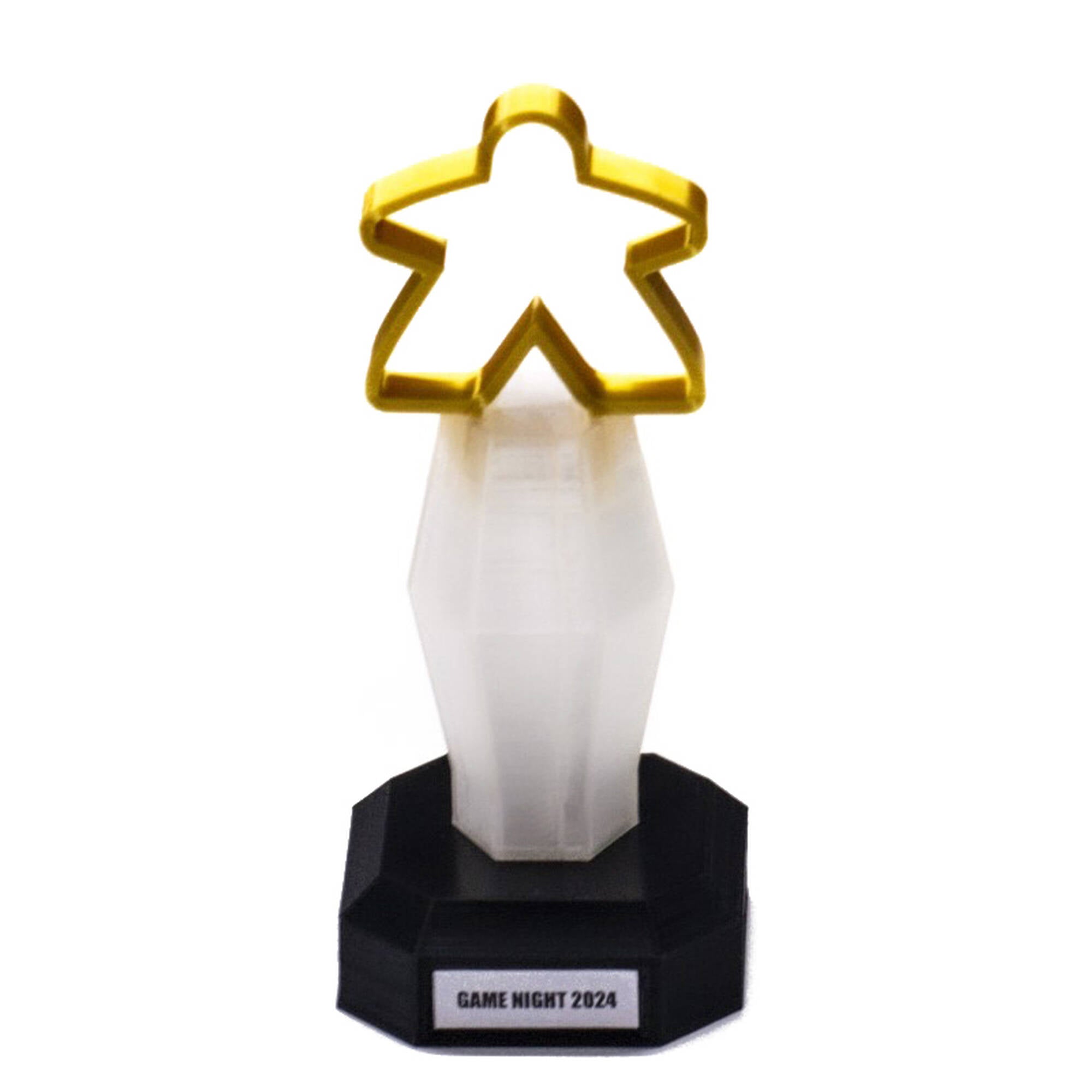 Trophy Golden Meeple for upgrading board games, tabletop and other DnD games