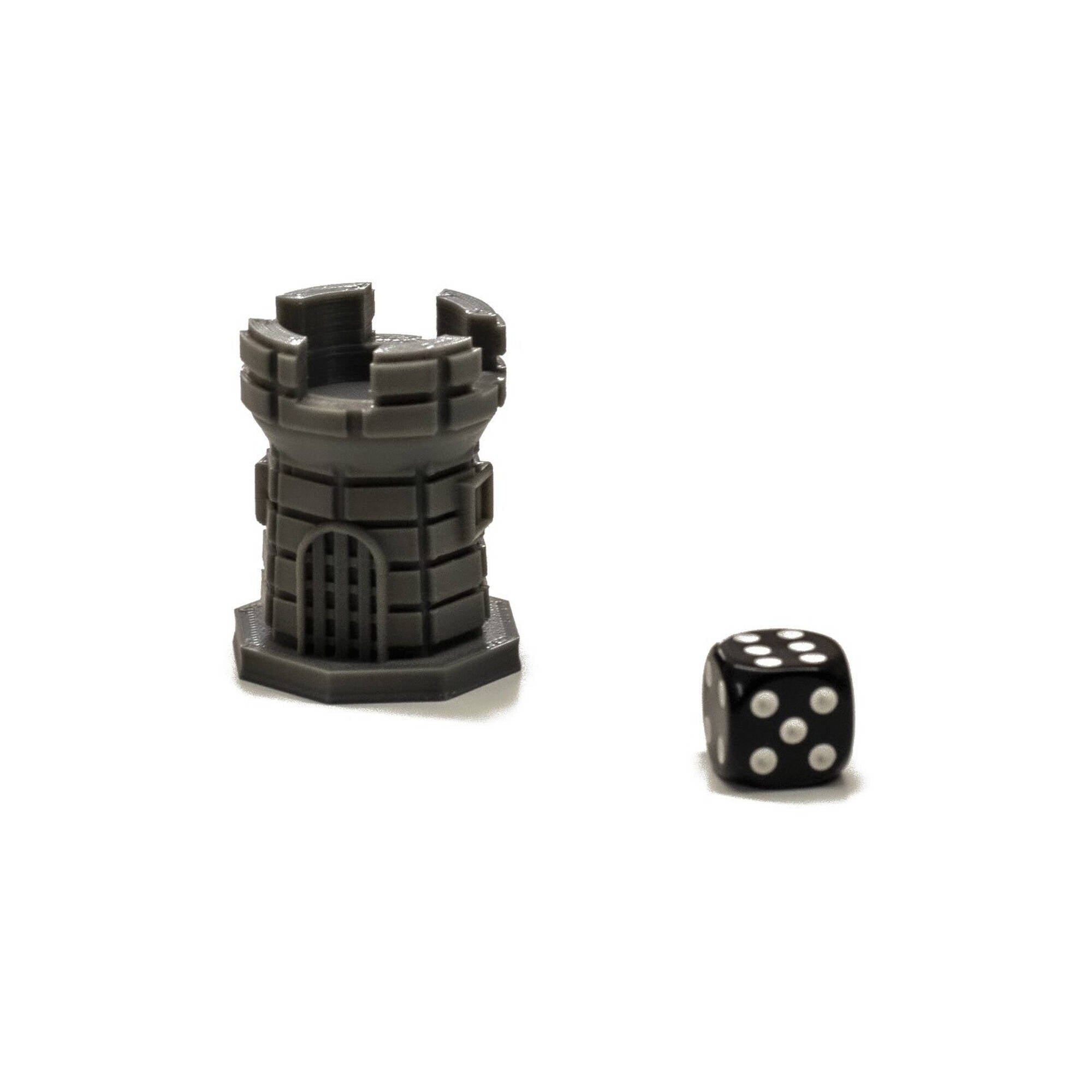 Armory Tower Paintable Miniature for upgrading board games, tabletop and other DnD games