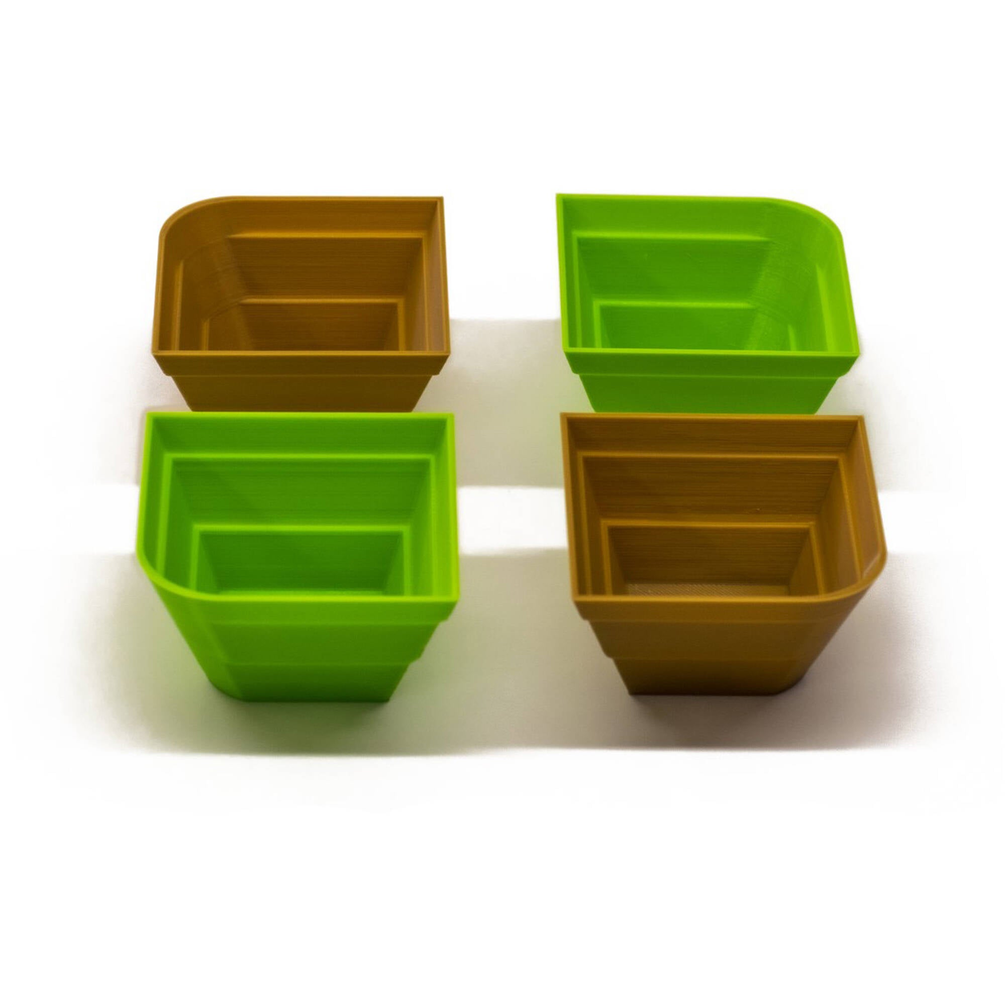 Resource Holder "Tortuga" Trays (4PCS) for upgrading board games, tabletop and other DnD games