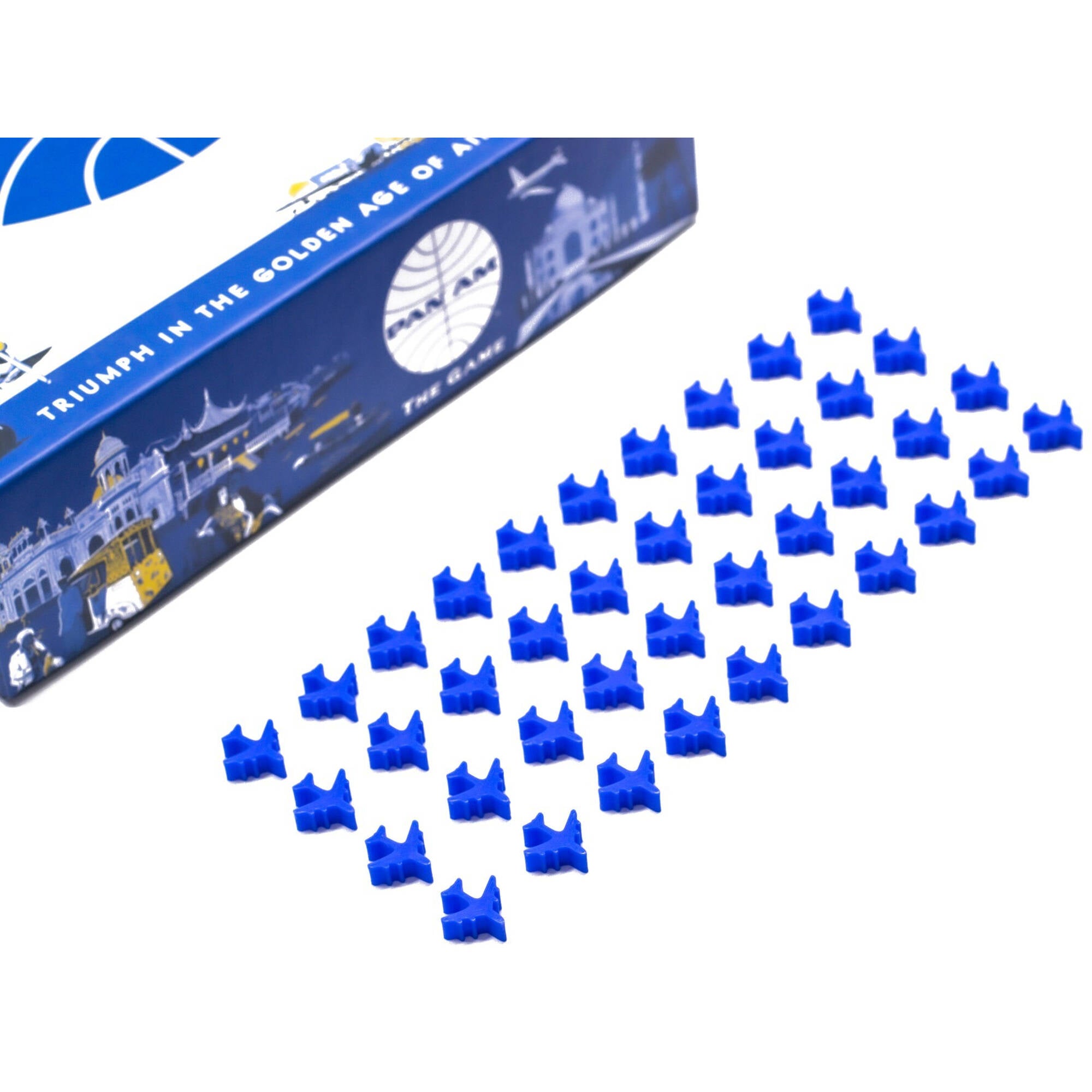Pan Am Airplanes Upgrade Pack - Route Markers for upgrading board games, tabletop and other DnD games