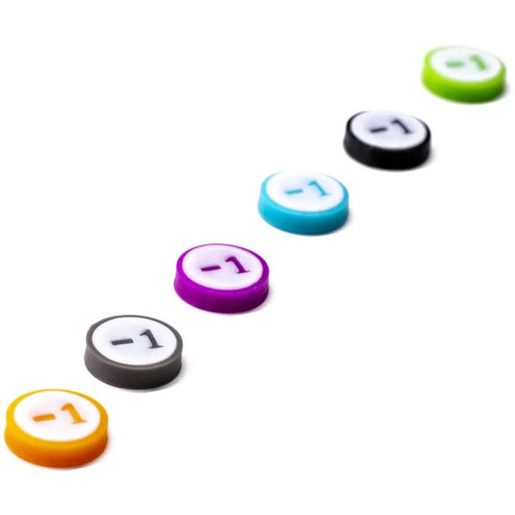 Disc Token Minus One - One Sided for upgrading board games, tabletop and other DnD games