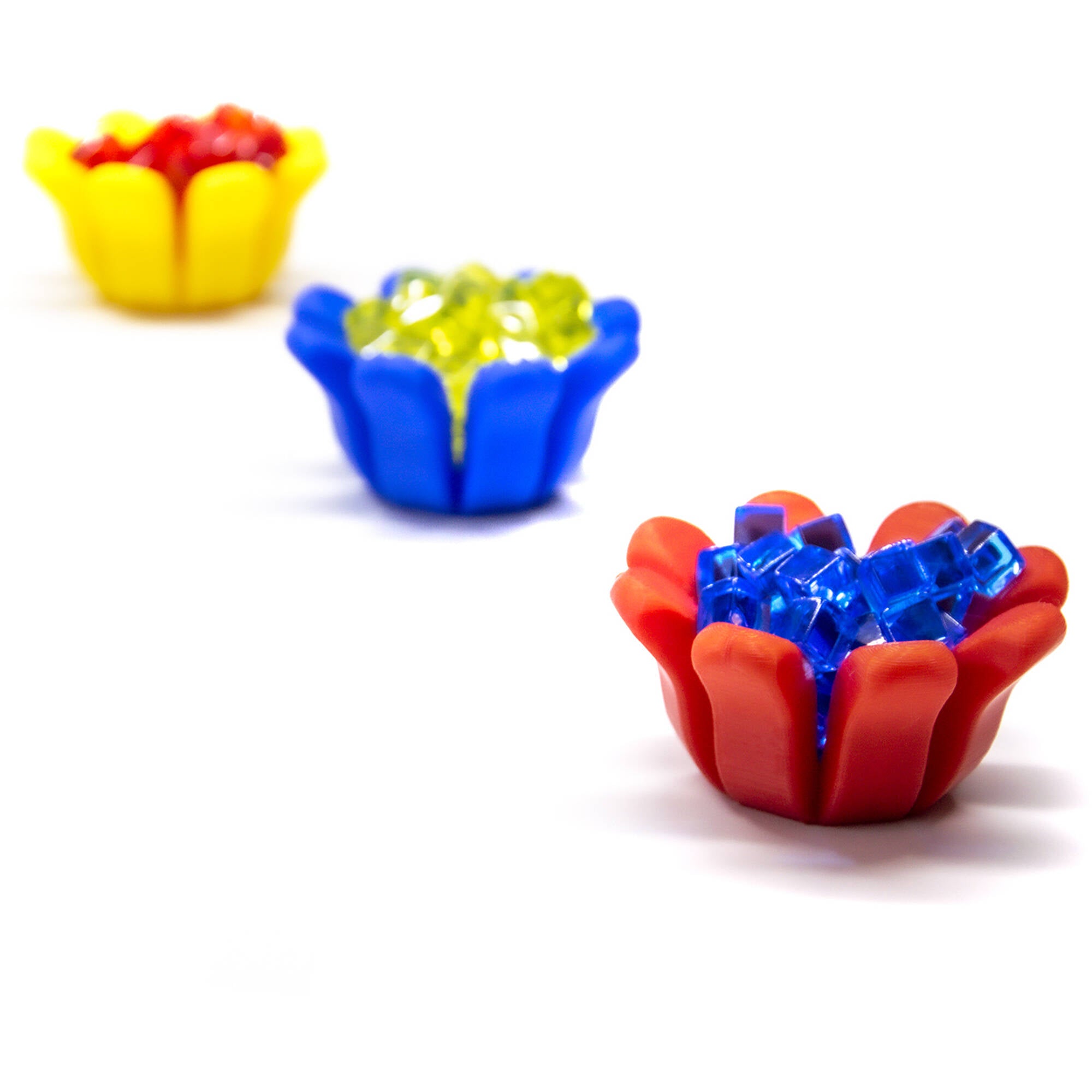 Resource Holder - Flower for upgrading board games, tabletop and other DnD games