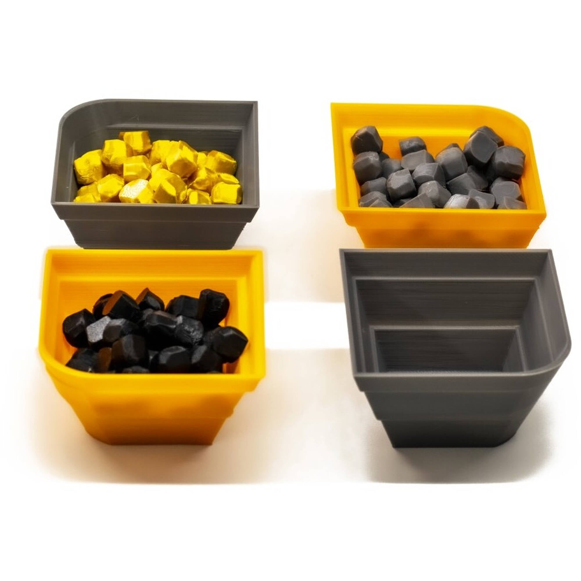 Resource Holder "Blazebox" Trays (4PCS) for upgrading board games, tabletop and other DnD games