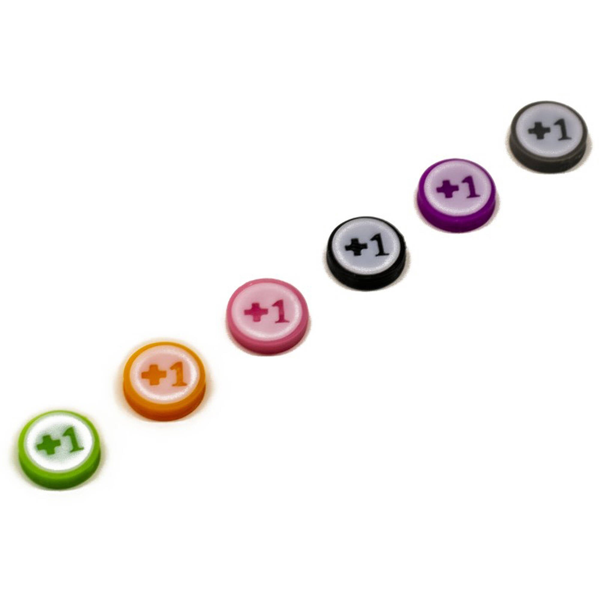 Disc Token Plus One for upgrading board games, tabletop and other DnD games